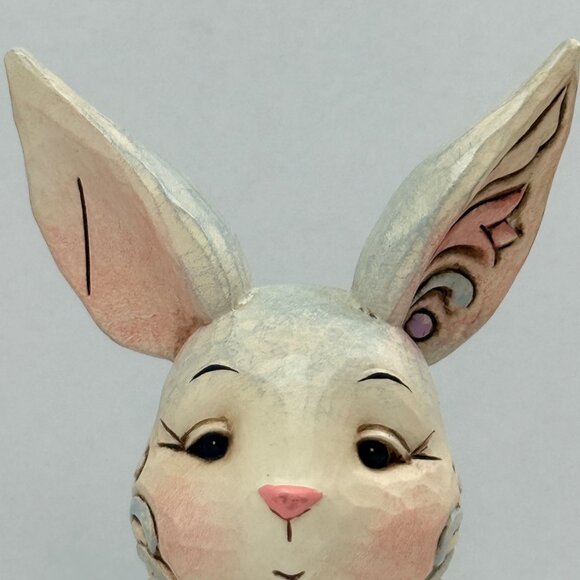 Jim Shore Easter Bunny Figurine 2007 " Cute and Cuddly" 5.25" Heartwood Creek - Picture 3 of 6